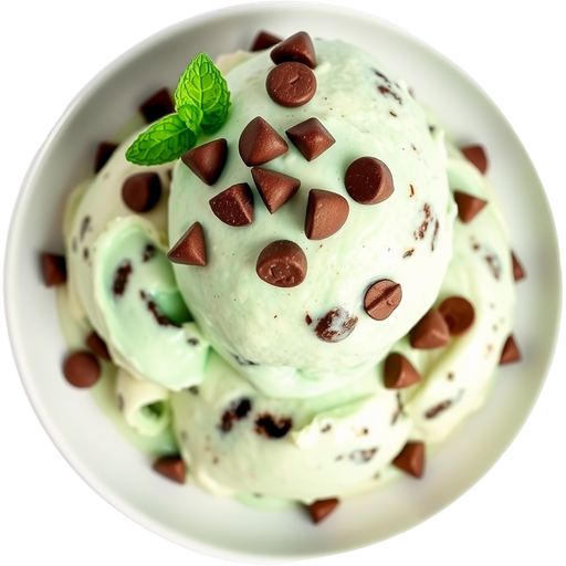 Mint Chip Gelato dish