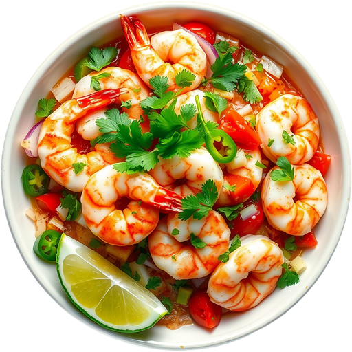 Shrimp Ceviche dish