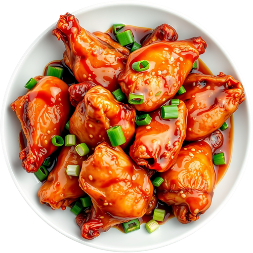Soy Marinated Wings dish