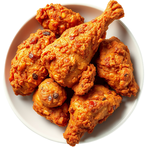Whole Fried Chicken dish