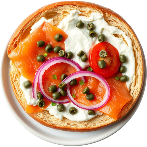 New York Bagel Sandwich dish