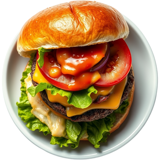 Husky Burger dish