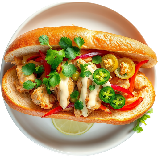 Lemongrass Banh Mi dish
