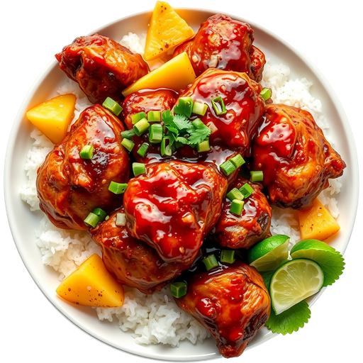 Hawaiian BBQ Chicken dish