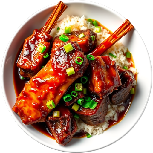 Kalbi Ribs dish