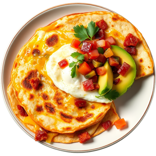 Breakfast Quesadilla dish