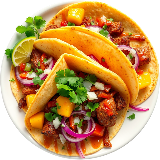 Al Pastor Tacos dish