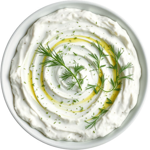 Yogurt and Cucumber Dip dish