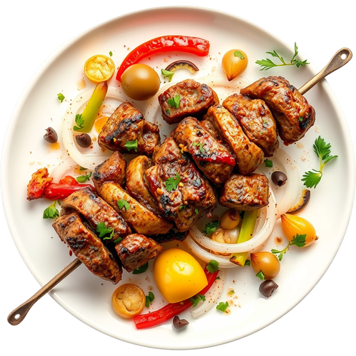 Olive Branch Combo Kebab dish