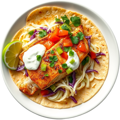 Special Fish Taco dish