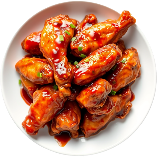 Korean BBQ Wings dish