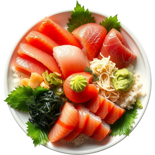Sashimi and Sushi Combination dish