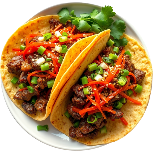 Kalbi Tacos dish
