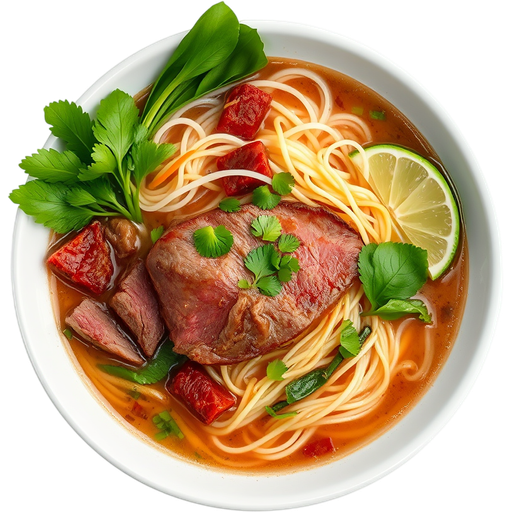 Rare Meat Hot Pot Pho dish