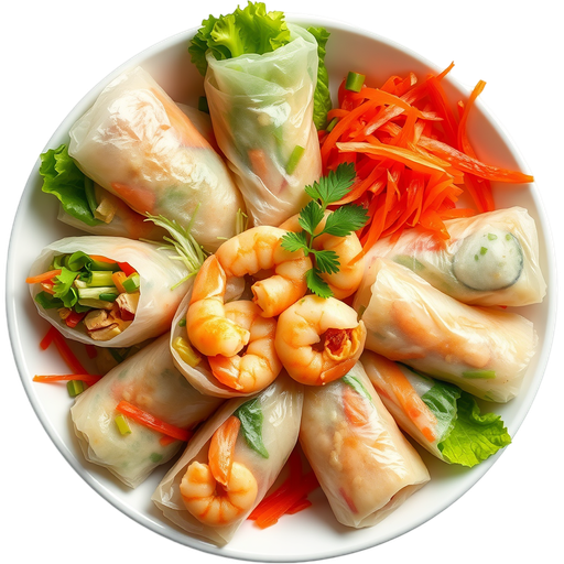 Spring Roll Sampler dish