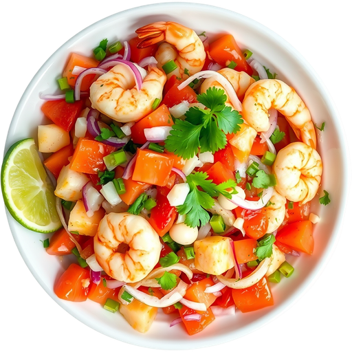 Ceviche Mixta dish