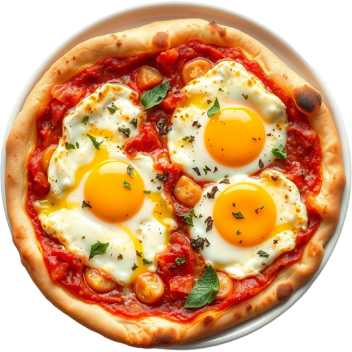 Egg Pizza dish