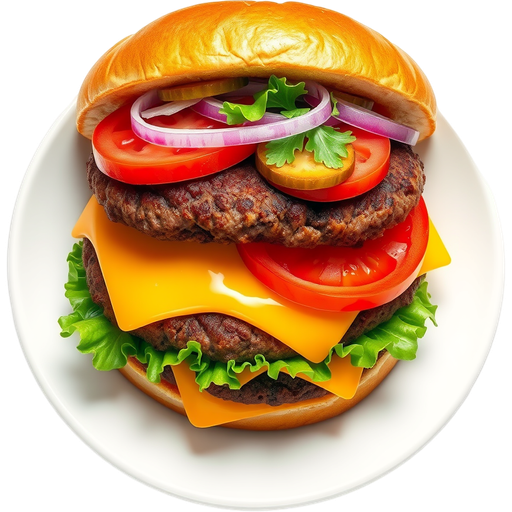 Double Burger dish
