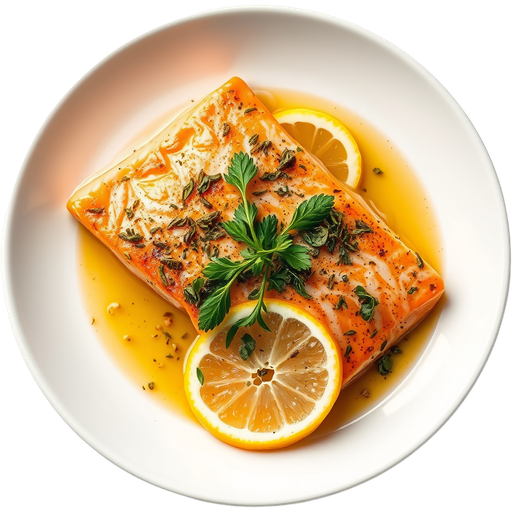 Pan-roasted Salmon dish