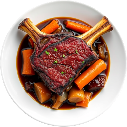 Malbec-Braised Wagyu Short Rib dish