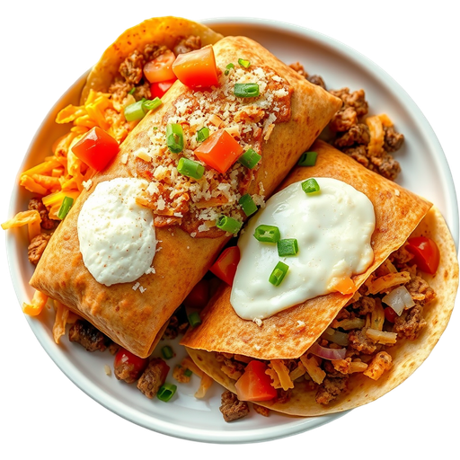 Burrito Machaca dish