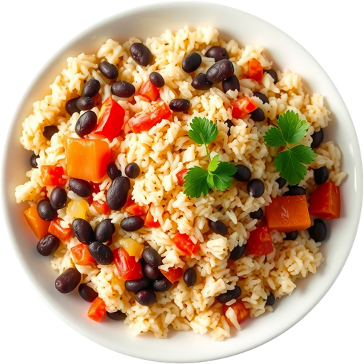 Rice and Beans dish