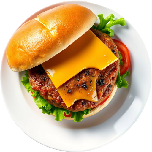 Pork Sausage Burger dish