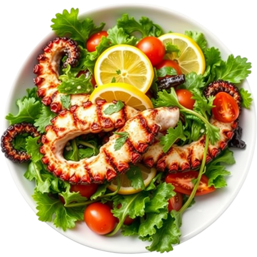 Grilled Spanish Octopus Salad dish