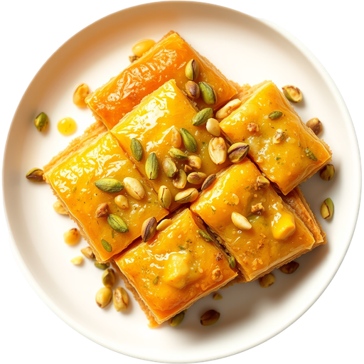 Pistachio Baklava dish