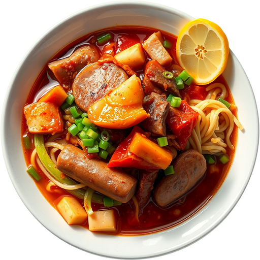 Boodae Jjigae dish