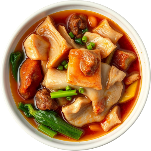 Gopchang Tripe Stew dish