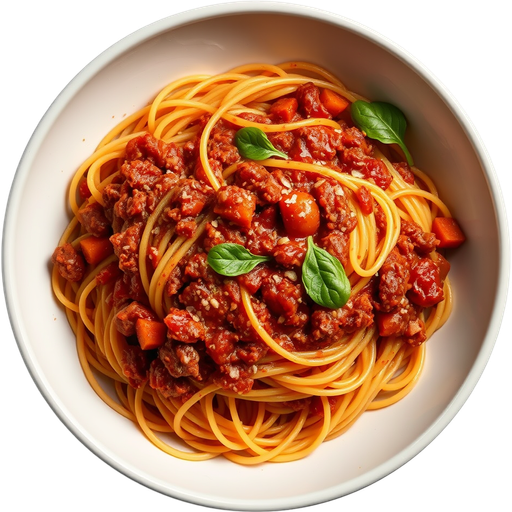Spaghetti Bolognese dish