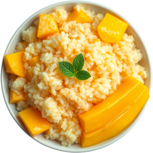Mango Sticky Rice dish