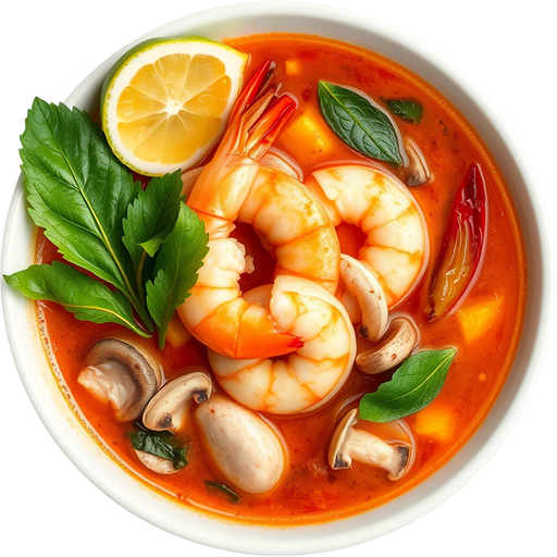 Spicy Sour Soup Tom Yum dish