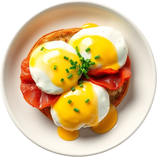 Egg Benedict dish