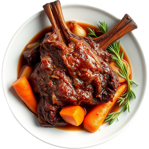 Braised Beef Short Rib dish