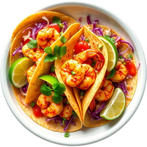 Cajun Shrimp Tacos dish