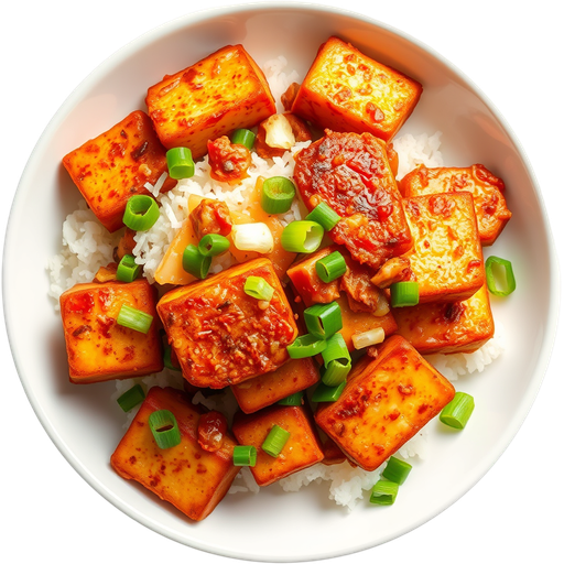 Salted Pepper Crispy Tofu dish