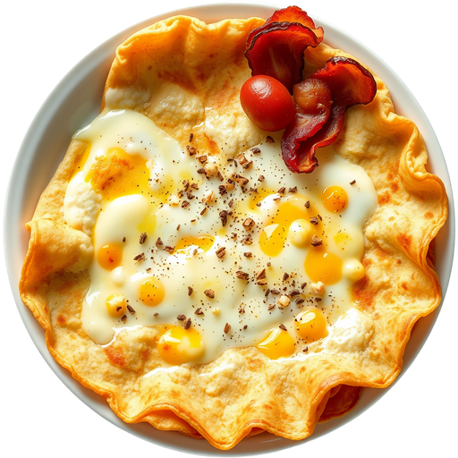 Breakfast Special Crepe dish