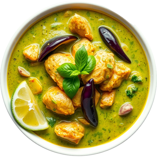 Green Chicken Curry dish