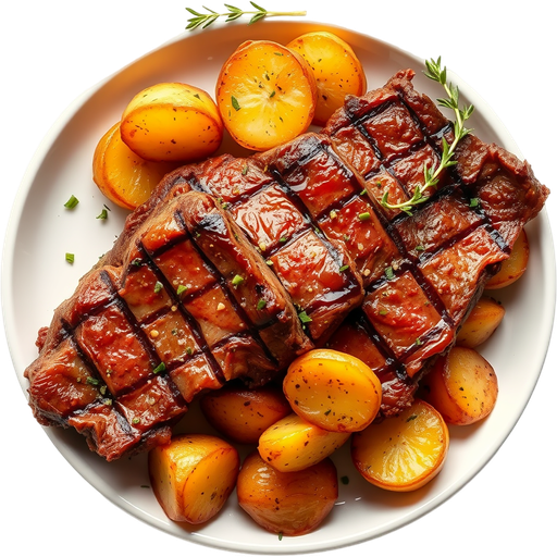 Steak Frittes dish