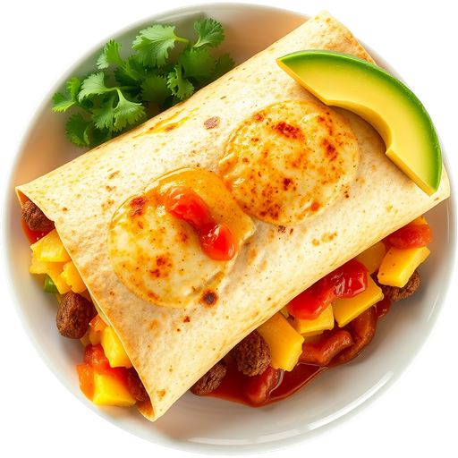 Gigante Breakfast Burrito dish