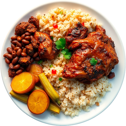 Jerk Chicken Plate dish