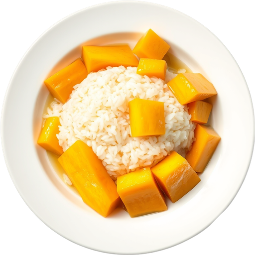 Mango with Sticky Rice dish