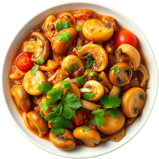 Mushroom Masala dish
