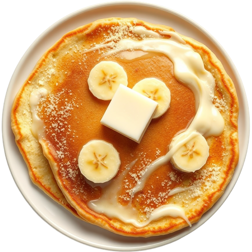 Banana Pancake dish