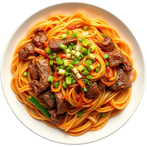 Mongolian Noodles dish