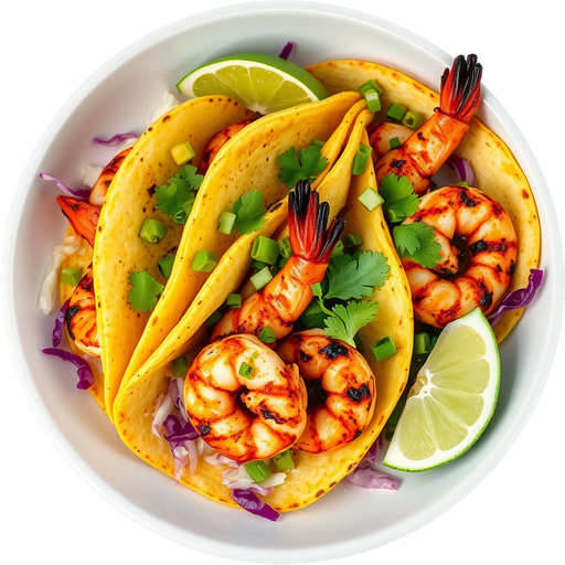 Grilled Shrimp Tacos dish