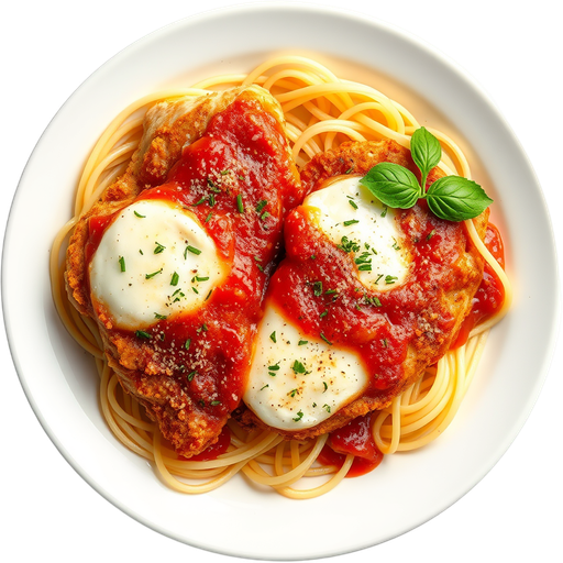 Chicken Parmesan dish