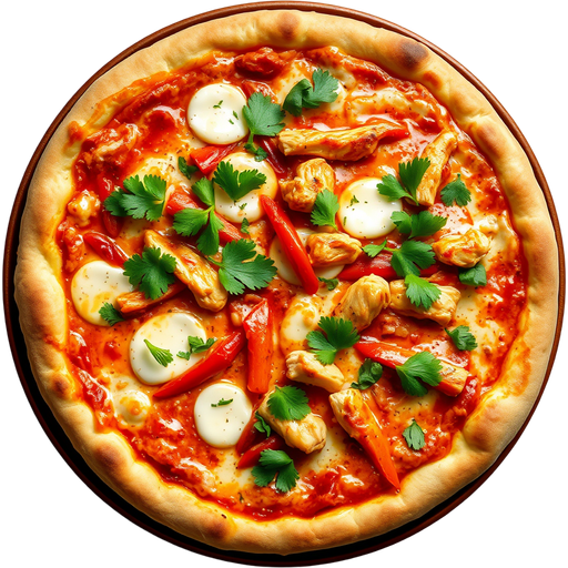 Spicy Thai Pizza dish